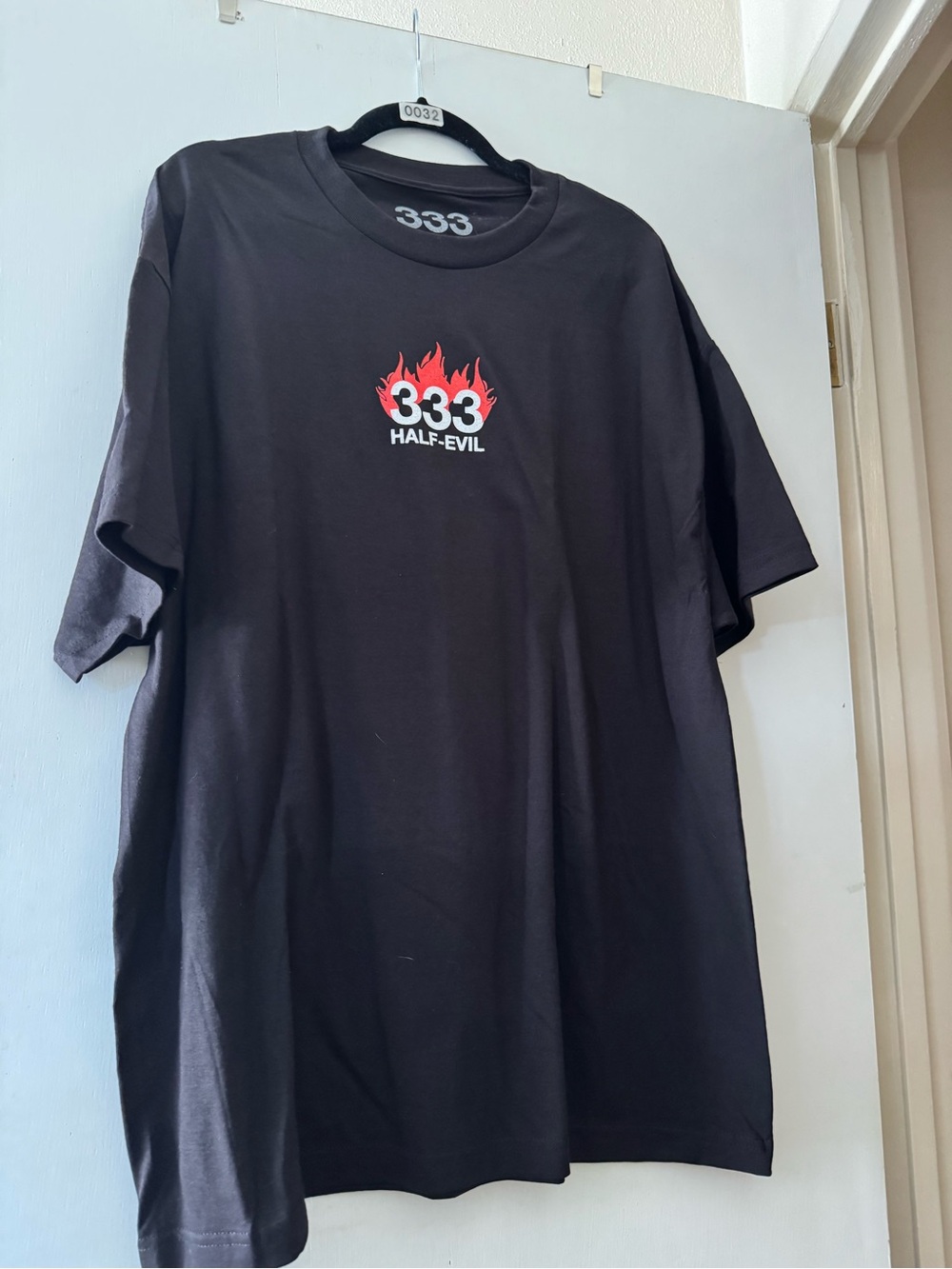 Men's Half Evil Black Graphic Tee